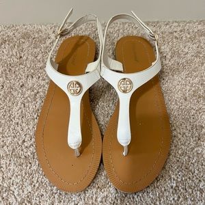 Pierre Dumas White Sandals
